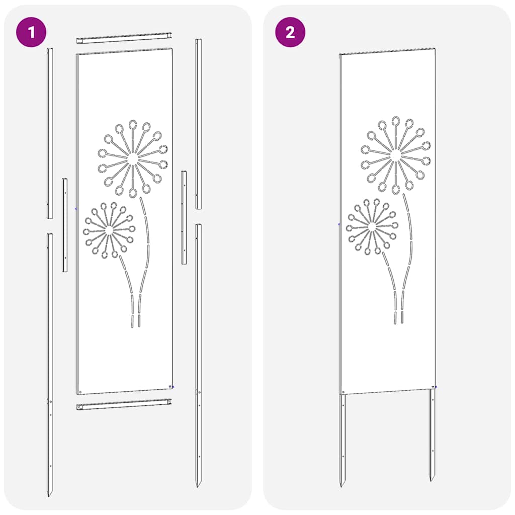 Οθόνη Ιδιωτικότητας Κήπου Μαιανδρικό σχέδιο Λαδί 32 χ 140 εκ