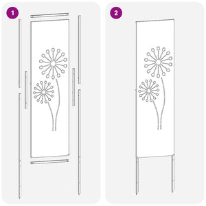Οθόνη Ιδιωτικότητας Κήπου Μαιανδρικό σχέδιο Ασημί 32 χ 140 εκ - Pakobazaar