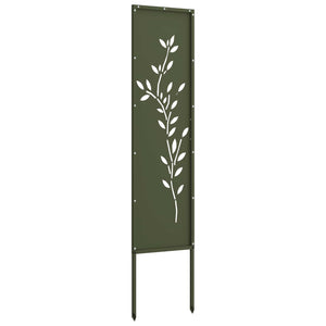 Οθόνη Ιδιωτικότητας Κήπου Floral Λαδί 32 χ 140 εκ - Pakobazaar