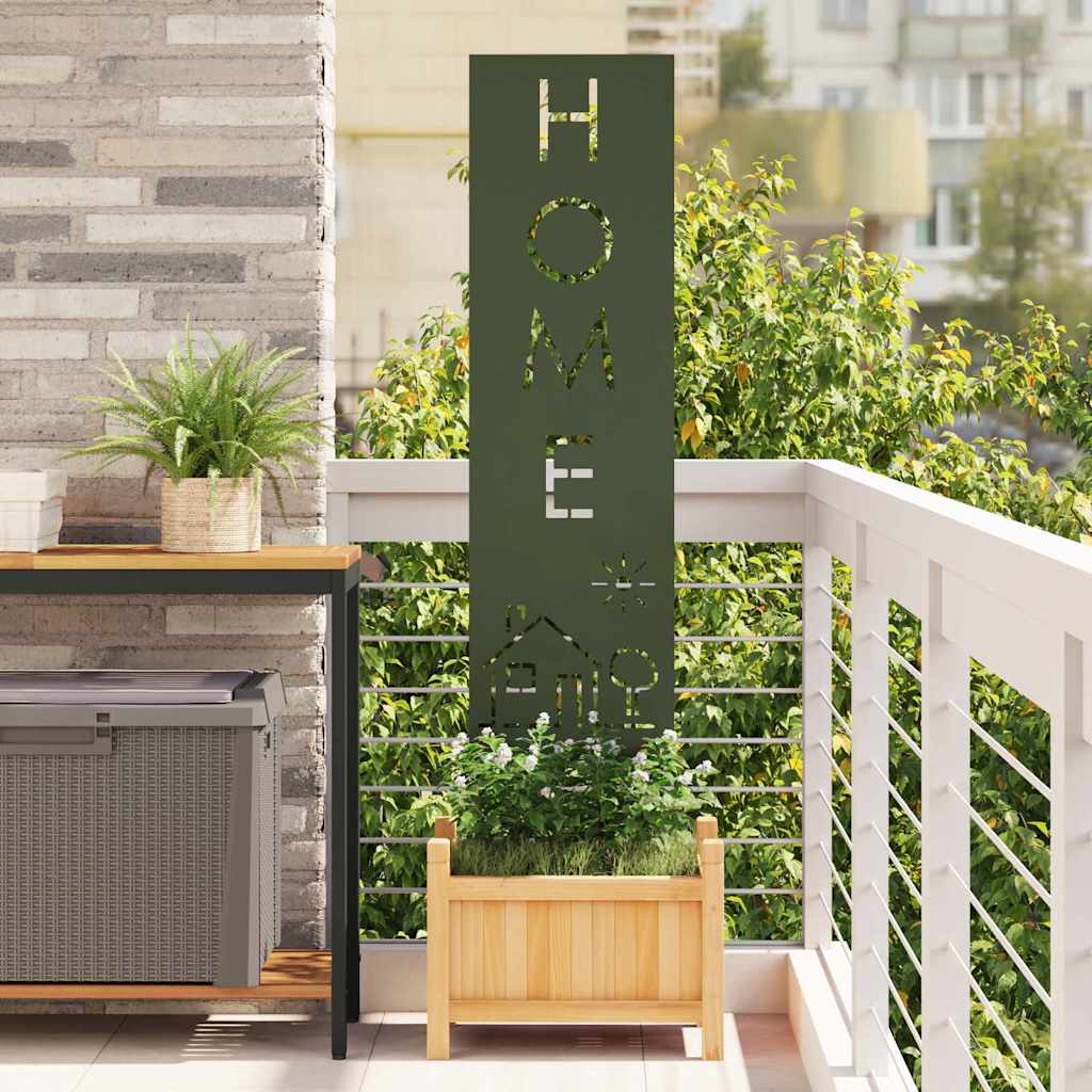 Οθόνη Ιδιωτικότητας Κήπου Μαιανδρικό σχέδιο Λαδί 32 χ 140 εκ