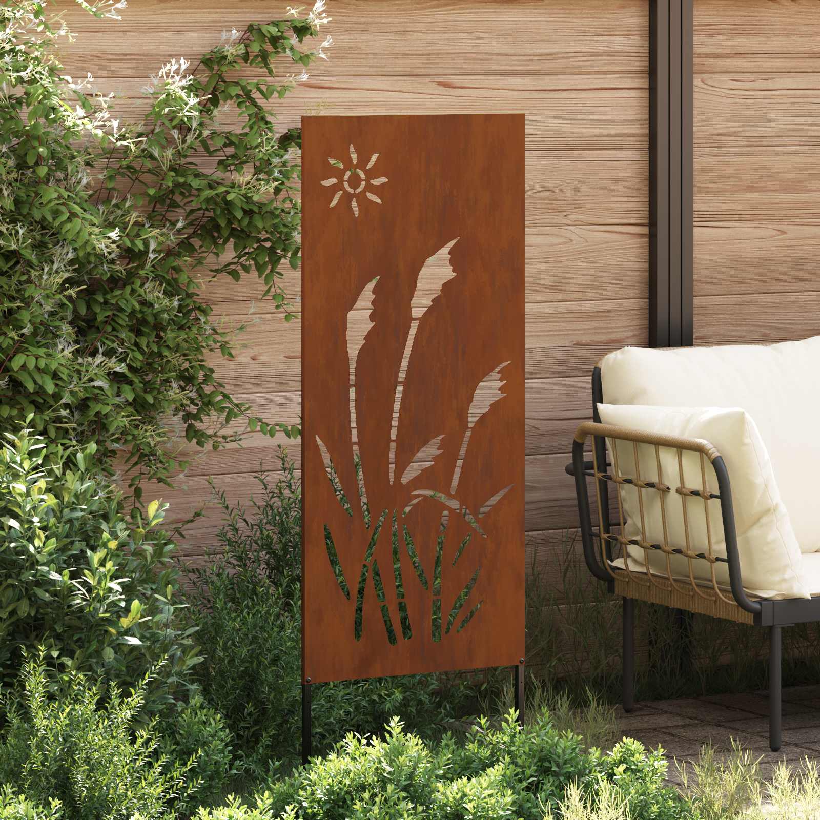Οθόνη Ιδιωτικότητας Κήπου Σκ rusty 50 x 140 εκ - Pakobazaar