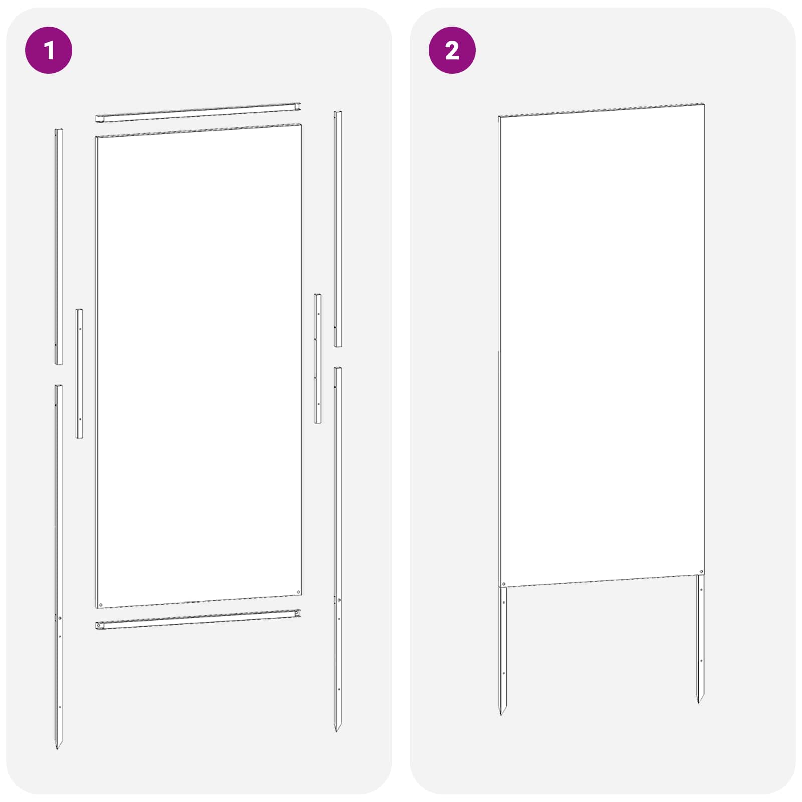 Οθόνη Ιδιωτικότητας Κήπου Μαιανδρικό σχέδιο Λευκό 50 x 140 εκ