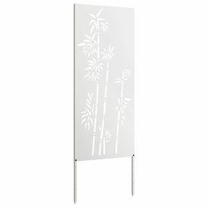 Οθόνη Ιδιωτικότητας Κήπου Floral Λευκό 50 x 140 εκ - Pakobazaar