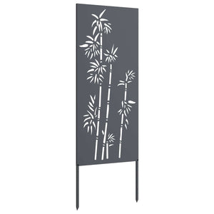 Οθόνη Ιδιωτικότητας Κήπου Floral Ανθρακί 50 x 140 εκ