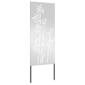 Οθόνη Ιδιωτικότητας Κήπου Floral Ασημί 50 x 140 εκ