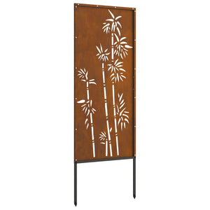 Οθόνη Ιδιωτικότητας Κήπου Floral Σκ rusty 50 x 140 εκ - Pakobazaar