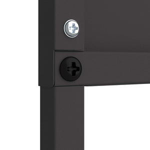 Οθόνη Ιδιωτικότητας Κήπου Μαιανδρικό σχέδιο Μαύρο 50 x 140 εκ - Pakobazaar