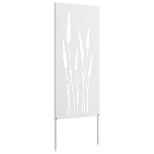 Οθόνη Ιδιωτικότητας Κήπου Floral Λευκό 50 x 140 εκ