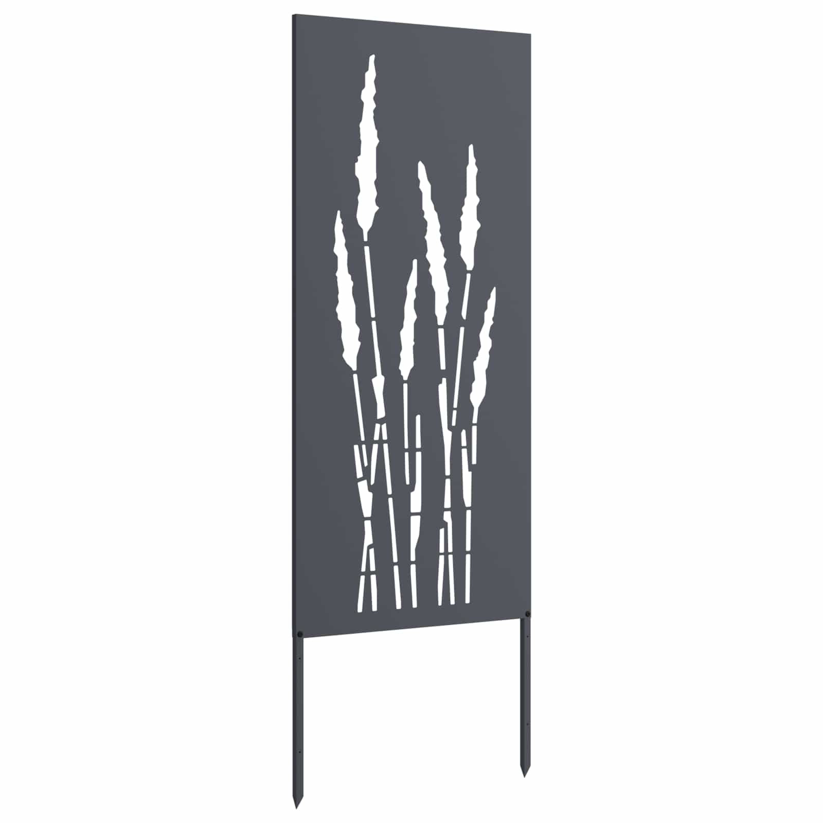 Οθόνη Ιδιωτικότητας Κήπου Floral Ανθρακί 50 x 140 εκ - Pakobazaar