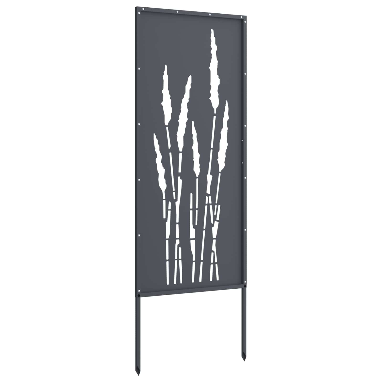 Οθόνη Ιδιωτικότητας Κήπου Floral Ανθρακί 50 x 140 εκ - Pakobazaar