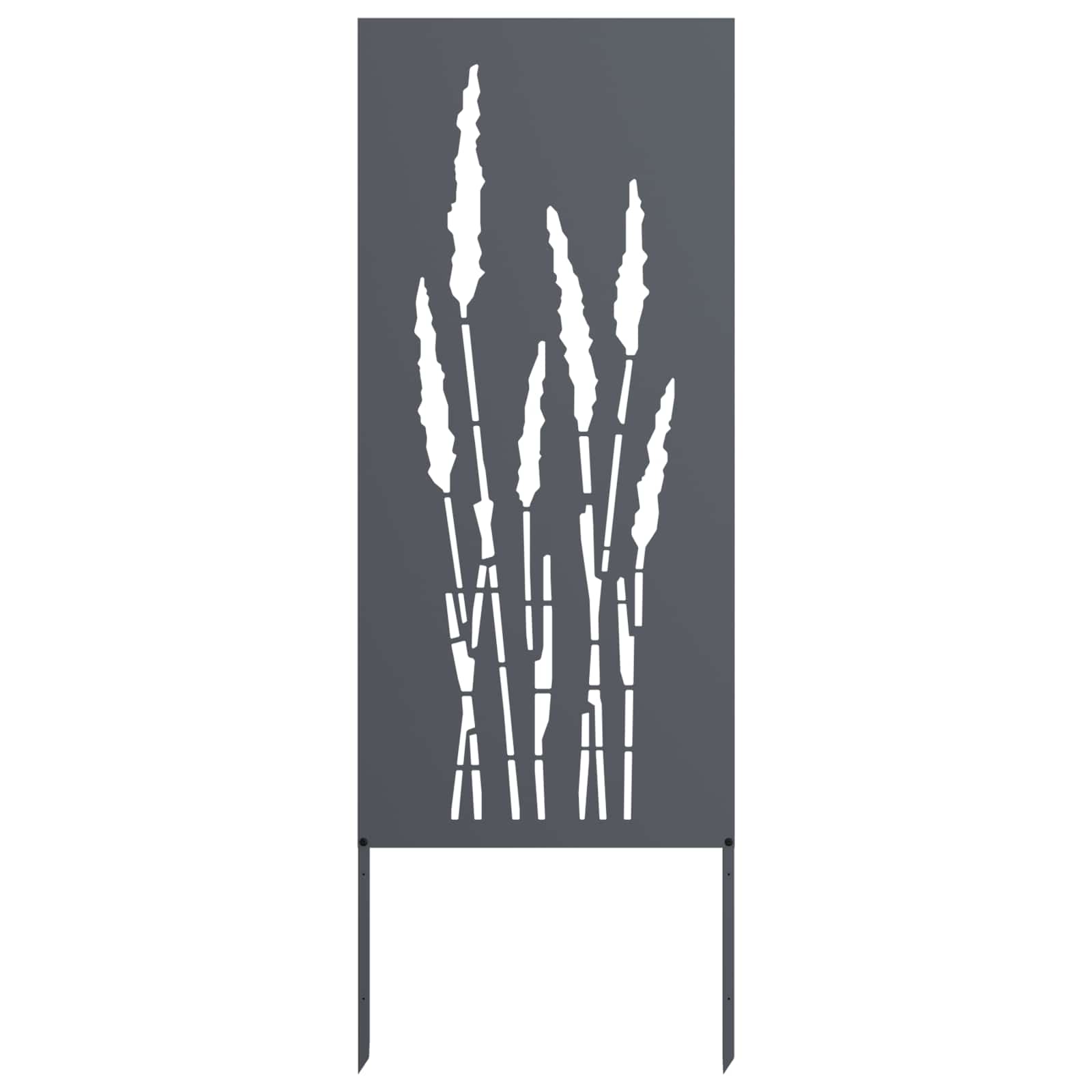 Οθόνη Ιδιωτικότητας Κήπου Floral Ανθρακί 50 x 140 εκ - Pakobazaar