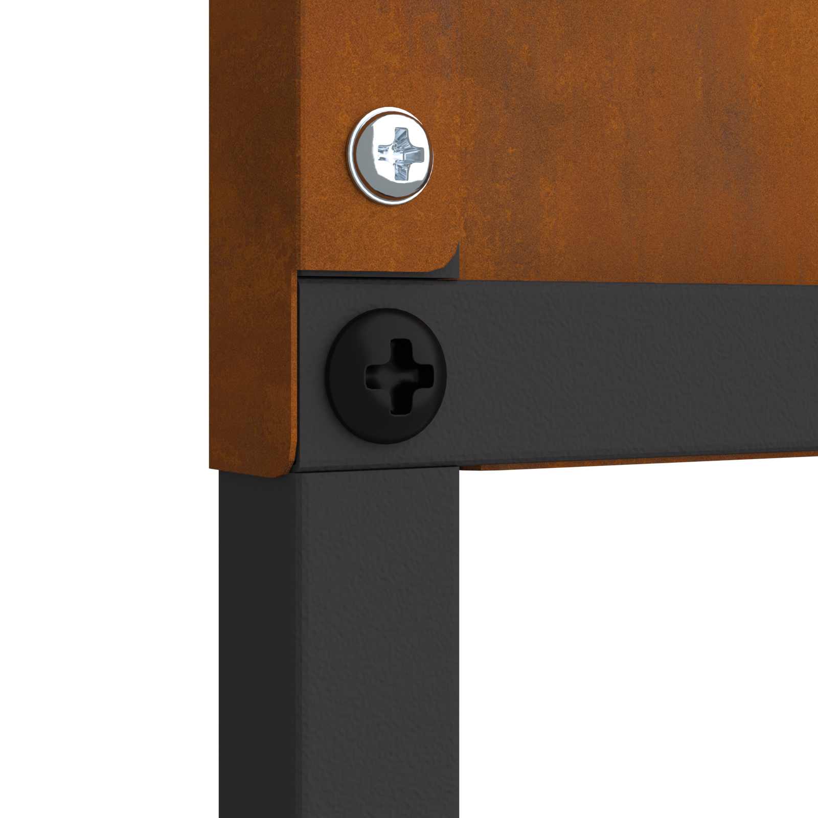 Οθόνη Ιδιωτικότητας Κήπου Floral Σκ rusty 50 x 140 εκ - Pakobazaar