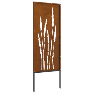 Οθόνη Ιδιωτικότητας Κήπου Floral Σκ rusty 50 x 140 εκ - Pakobazaar