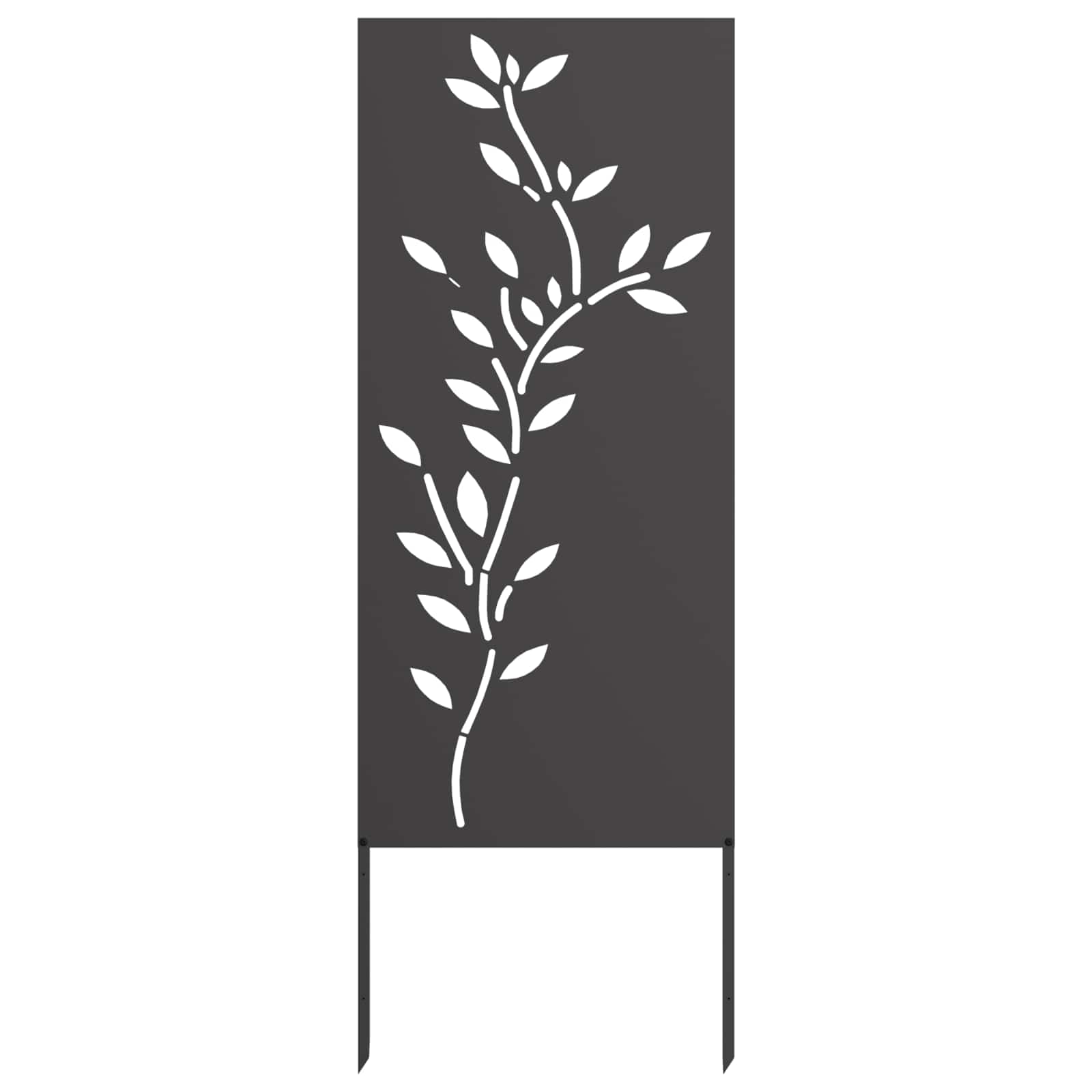 Οθόνη Ιδιωτικότητας Κήπου Floral Μαύρο 50 x 140 εκ - Pakobazaar