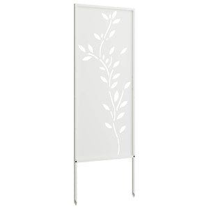 Οθόνη Ιδιωτικότητας Κήπου Floral Λευκό 50 x 140 εκ