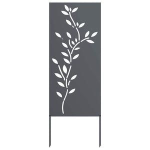 Οθόνη Ιδιωτικότητας Κήπου Floral Ανθρακί 50 x 140 εκ