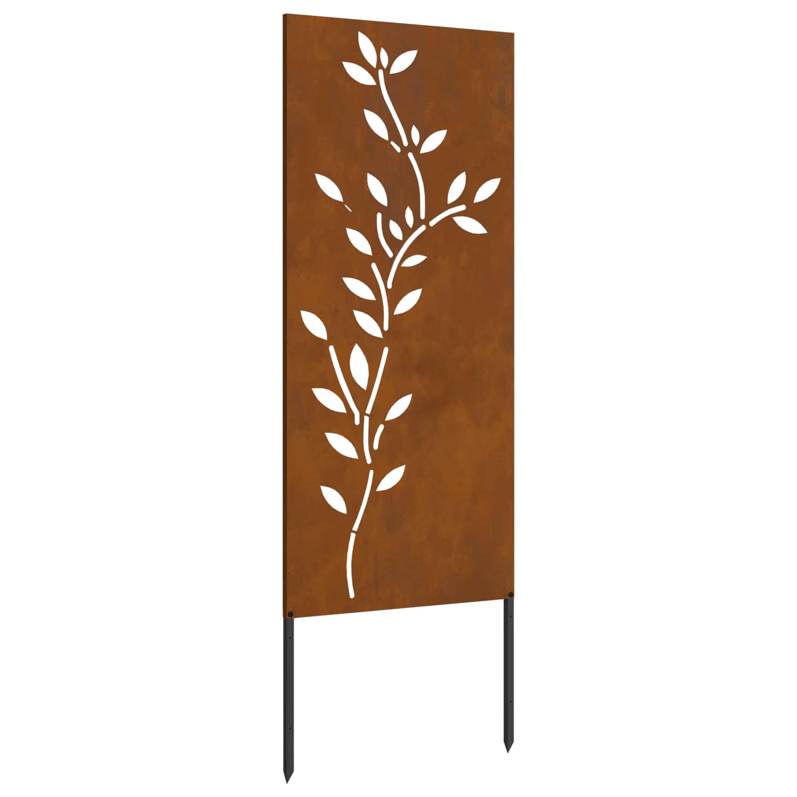 Οθόνη Ιδιωτικότητας Κήπου Floral Σκ rusty 50 x 140 εκ - Pakobazaar