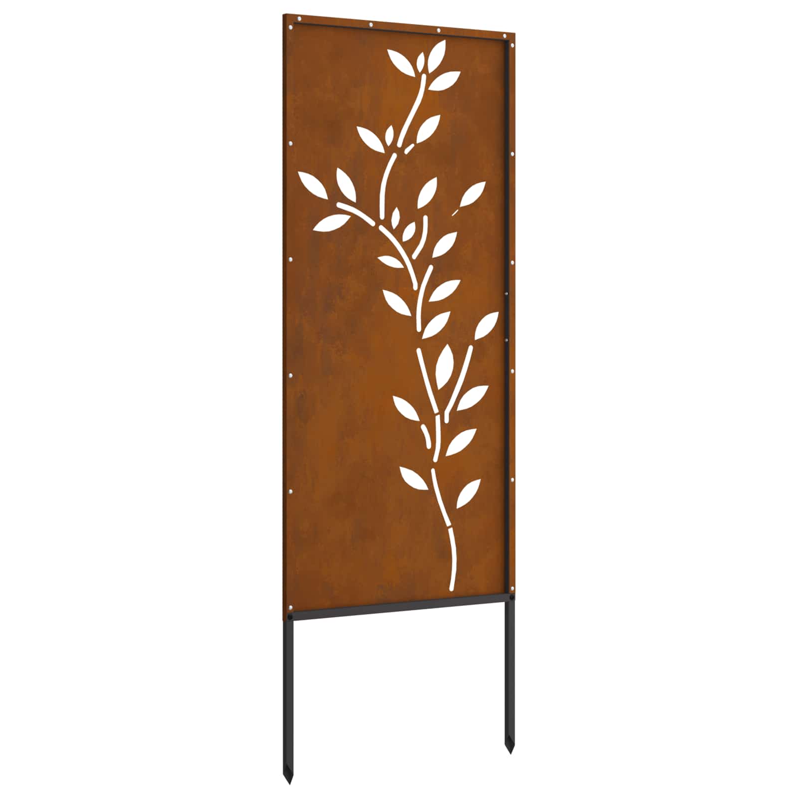 Οθόνη Ιδιωτικότητας Κήπου Floral Σκ rusty 50 x 140 εκ - Pakobazaar