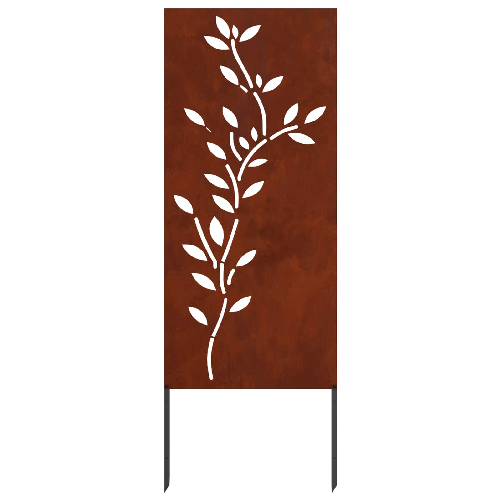 Οθόνη Ιδιωτικότητας Κήπου Floral Σκ rusty 50 x 140 εκ - Pakobazaar