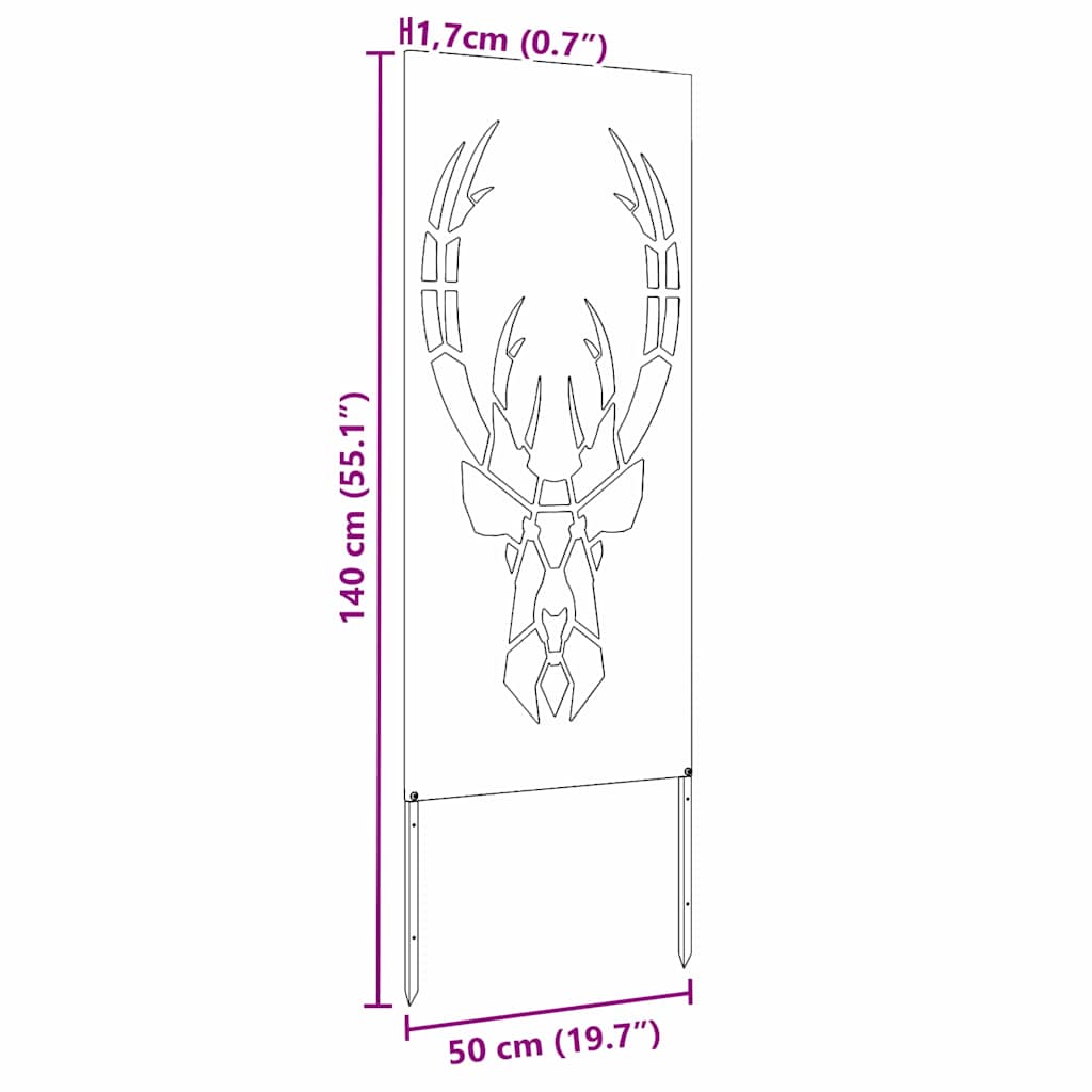 Οθόνη Ιδιωτικότητας Κήπου Animal Print Ασημί 50 x 140 εκ
