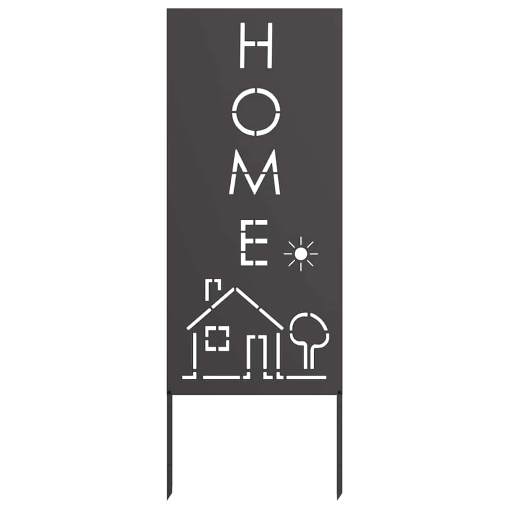 Οθόνη Ιδιωτικότητας Κήπου Μαιανδρικό σχέδιο Μαύρο 50 x 140 εκ