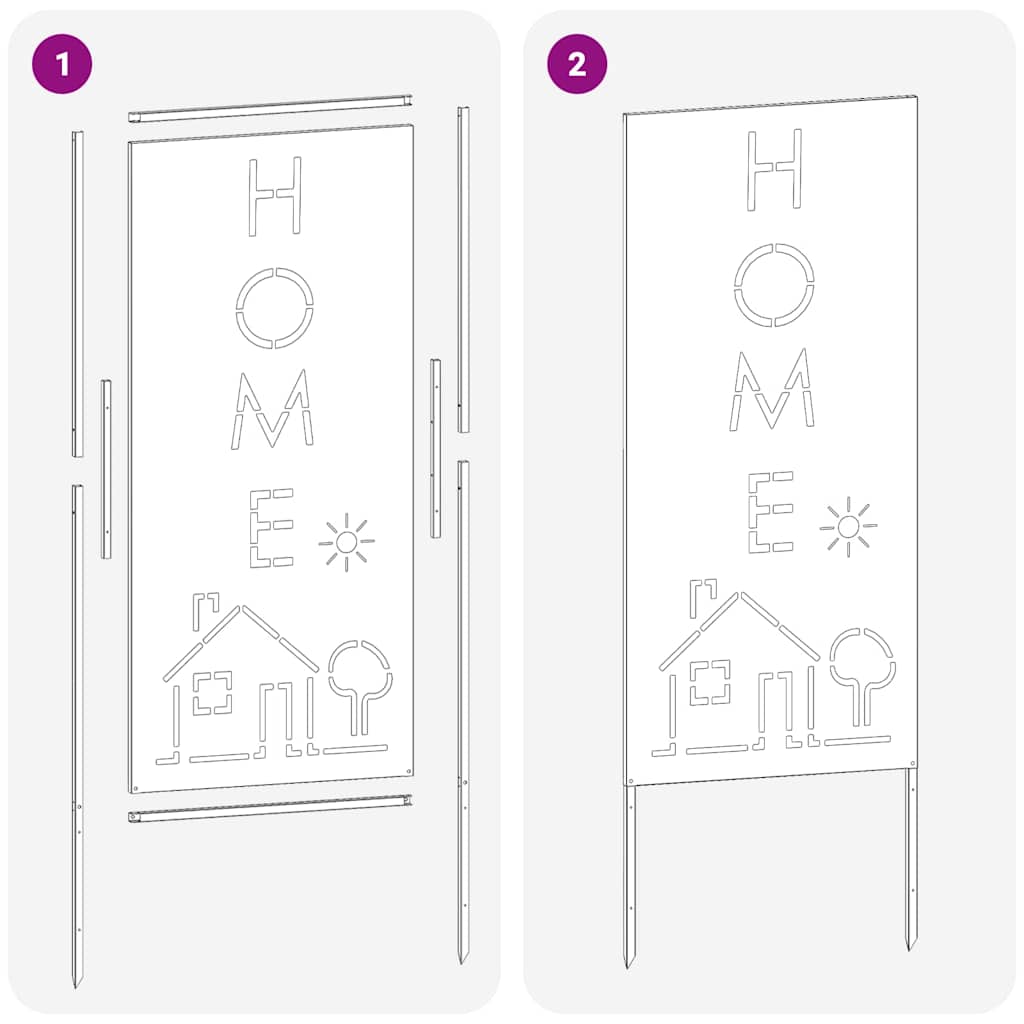 Οθόνη Ιδιωτικότητας Κήπου Μαιανδρικό σχέδιο Λευκό 50 x 140 εκ