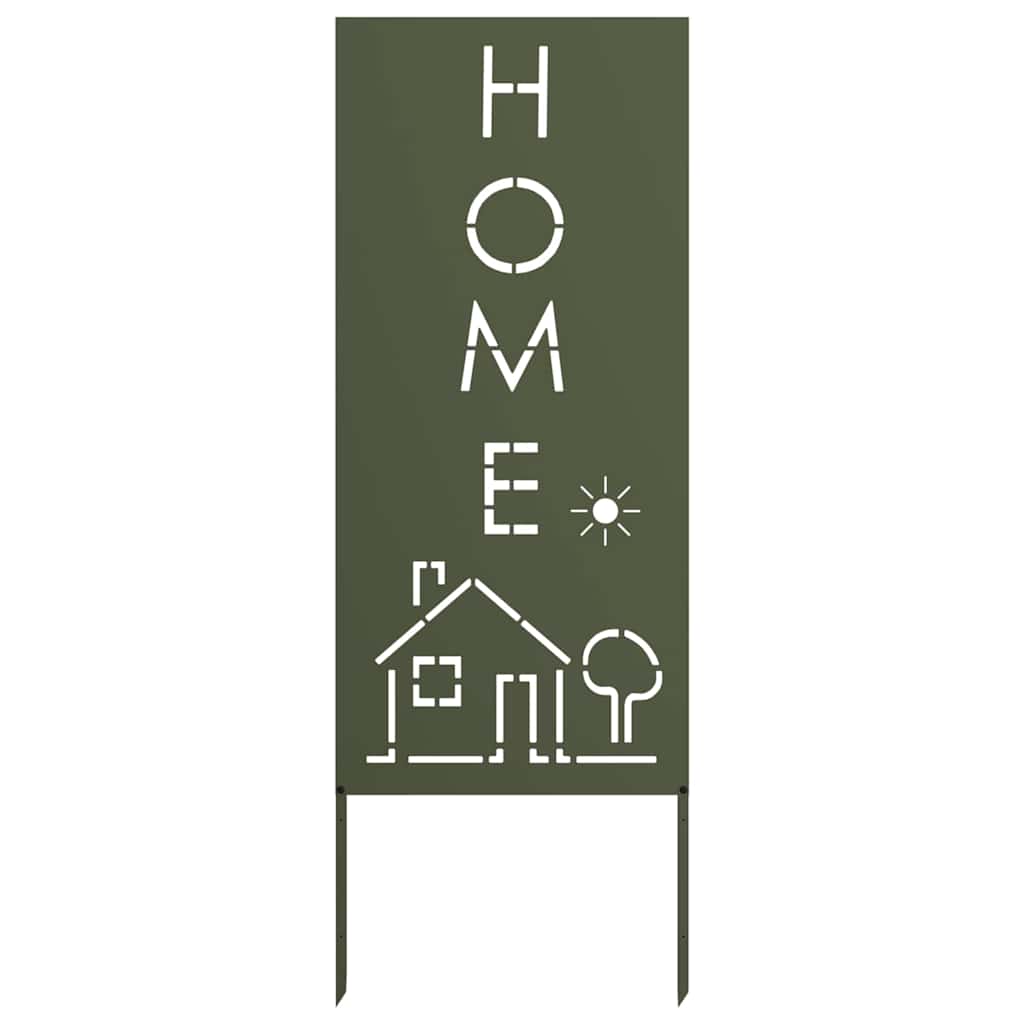 Οθόνη Ιδιωτικότητας Κήπου Μαιανδρικό σχέδιο Λαδί 50 x 140 εκ