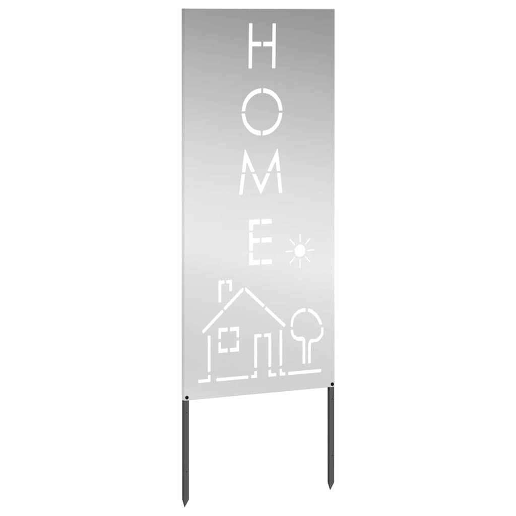 Οθόνη Ιδιωτικότητας Κήπου Μαιανδρικό σχέδιο Ασημί 50 x 140 εκ