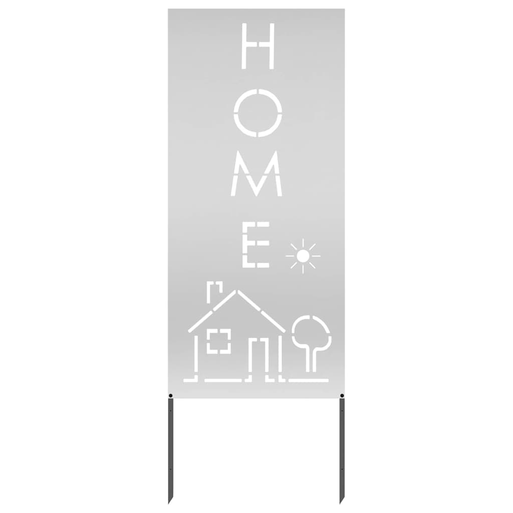 Οθόνη Ιδιωτικότητας Κήπου Μαιανδρικό σχέδιο Ασημί 50 x 140 εκ