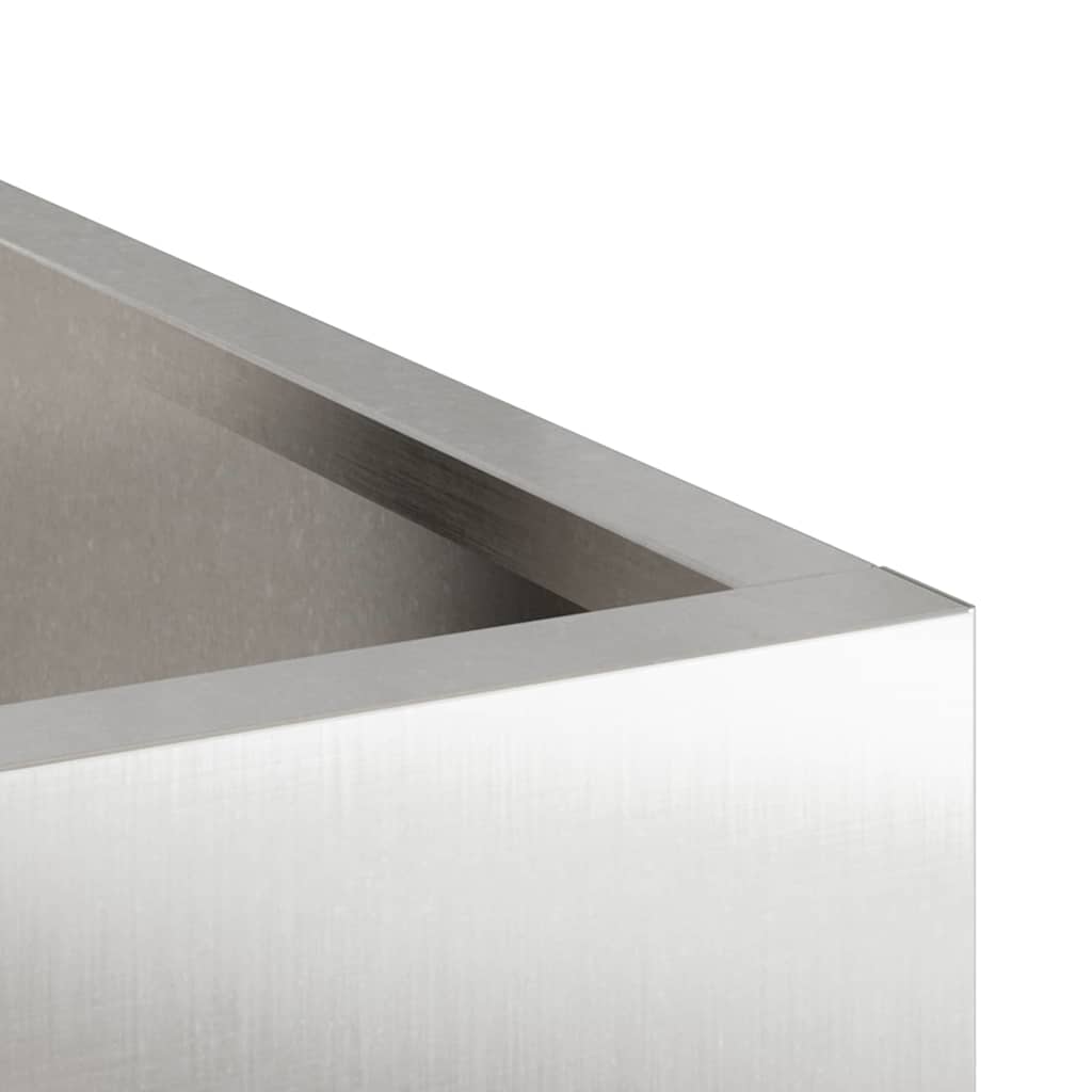 Γλάστρα Κήπου Ανοξείδωτο ατσάλι 32 x 32 x 40 εκ. - Pakobazaar