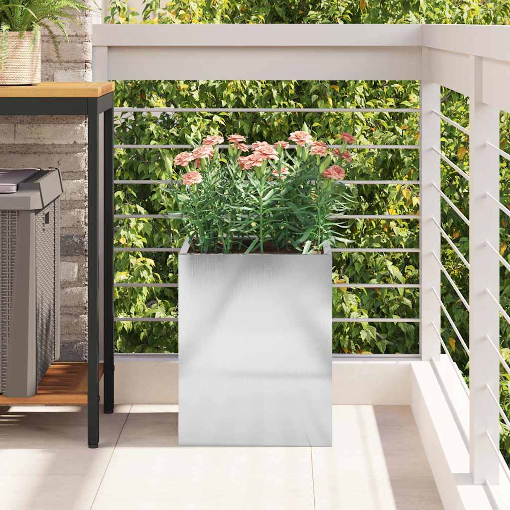 Γλάστρα Κήπου Ανοξείδωτο ατσάλι 32 x 32 x 40 εκ. - Pakobazaar