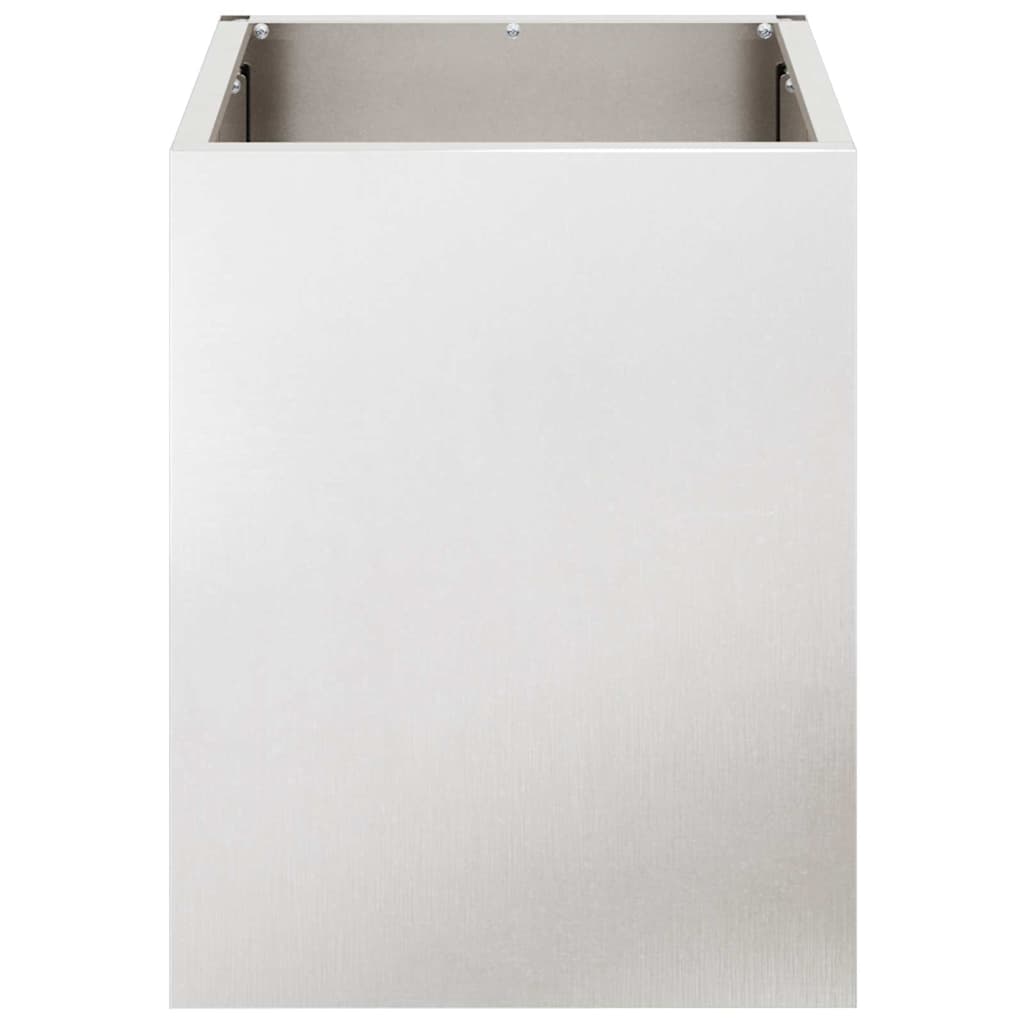 Γλάστρα Κήπου Ανοξείδωτο ατσάλι 32 x 32 x 40 εκ. - Pakobazaar
