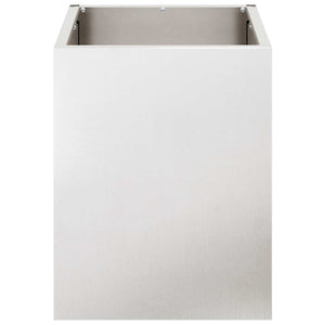 Γλάστρα Κήπου Ανοξείδωτο ατσάλι 32 x 32 x 40 εκ. - Pakobazaar