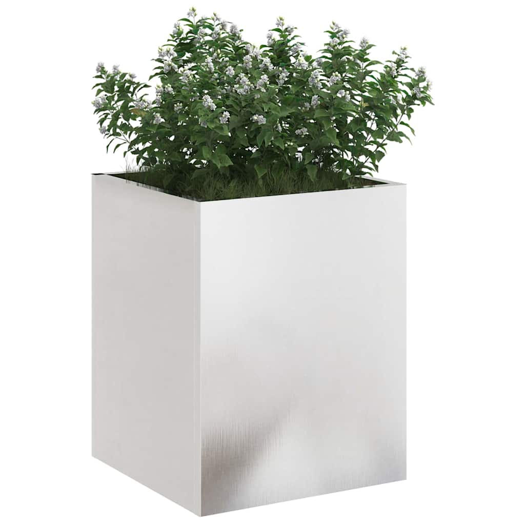 Γλάστρα Κήπου Ανοξείδωτο ατσάλι 32 x 32 x 40 εκ. - Pakobazaar