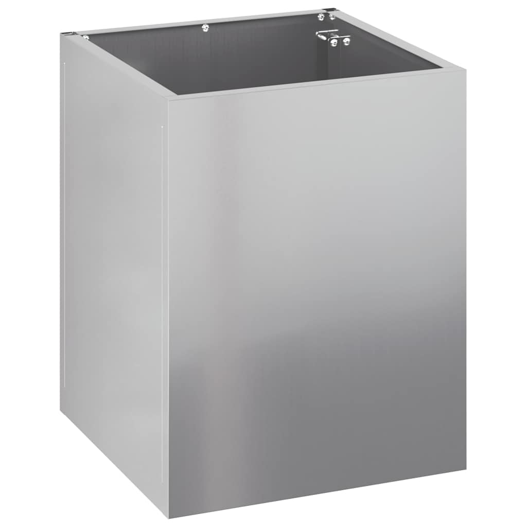 Γλάστρα Κήπου Επικαλυμμένος Χάλυβας 32 x 32 x 40 εκ.