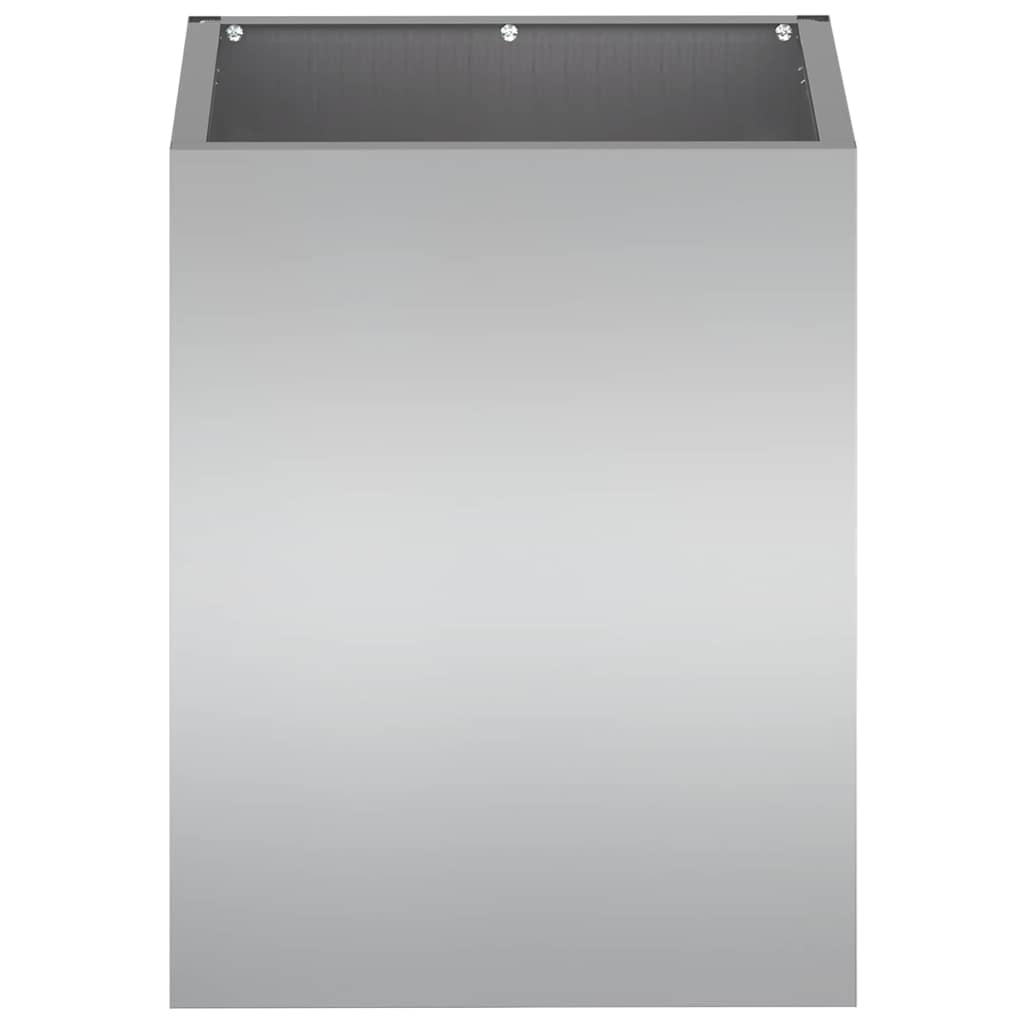 Γλάστρα Κήπου Επικαλυμμένος Χάλυβας 32 x 32 x 40 εκ.