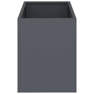 Γλάστρα Κήπου Ανθρακί 50 x 32 x 40 εκ. Ψυχρής έλασης χάλυβας