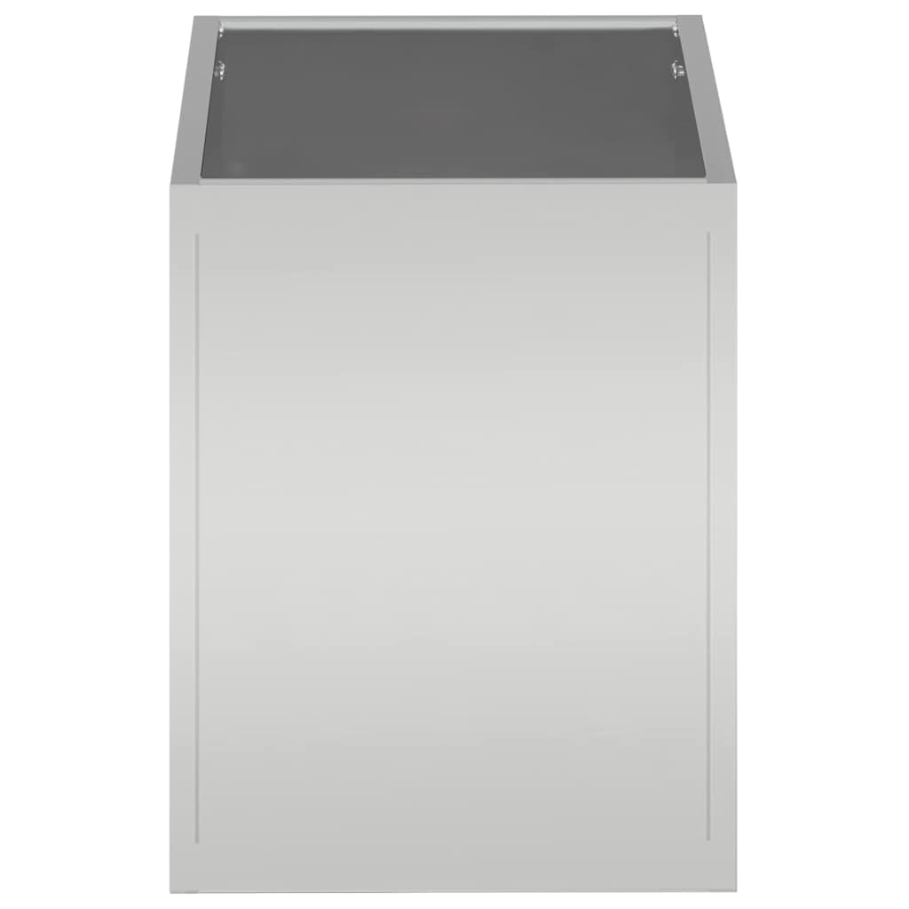 Γλάστρα Κήπου Επικαλυμμένος Χάλυβας 50 x 32 x 40 εκ.