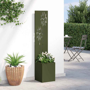 Οθόνη Ιδιωτικότητας Κήπου Floral Λαδί 32 x 32 x 150 εκ