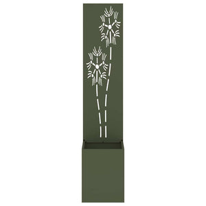 Οθόνη Ιδιωτικότητας Κήπου Floral Λαδί 32 x 32 x 150 εκ