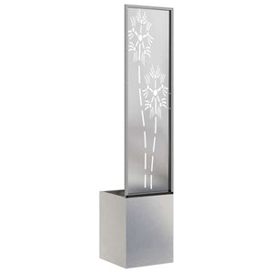Οθόνη Ιδιωτικότητας Κήπου Floral Ασημί 32 x 32 x 150 εκ