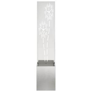 Οθόνη Ιδιωτικότητας Κήπου Floral Ασημί 32 x 32 x 150 εκ