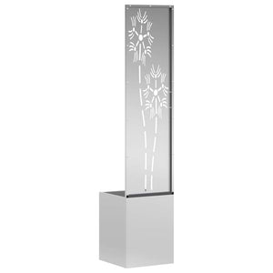 Οθόνη Ιδιωτικότητας Κήπου Floral Ασημί 32 x 32 x 150 εκ