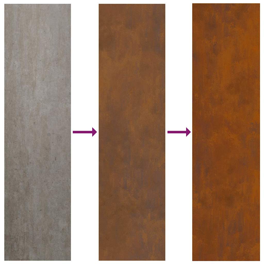 Οθόνη Ιδιωτικότητας Κήπου Σκ rusty 50 x 32 x 150 εκ - Pakobazaar