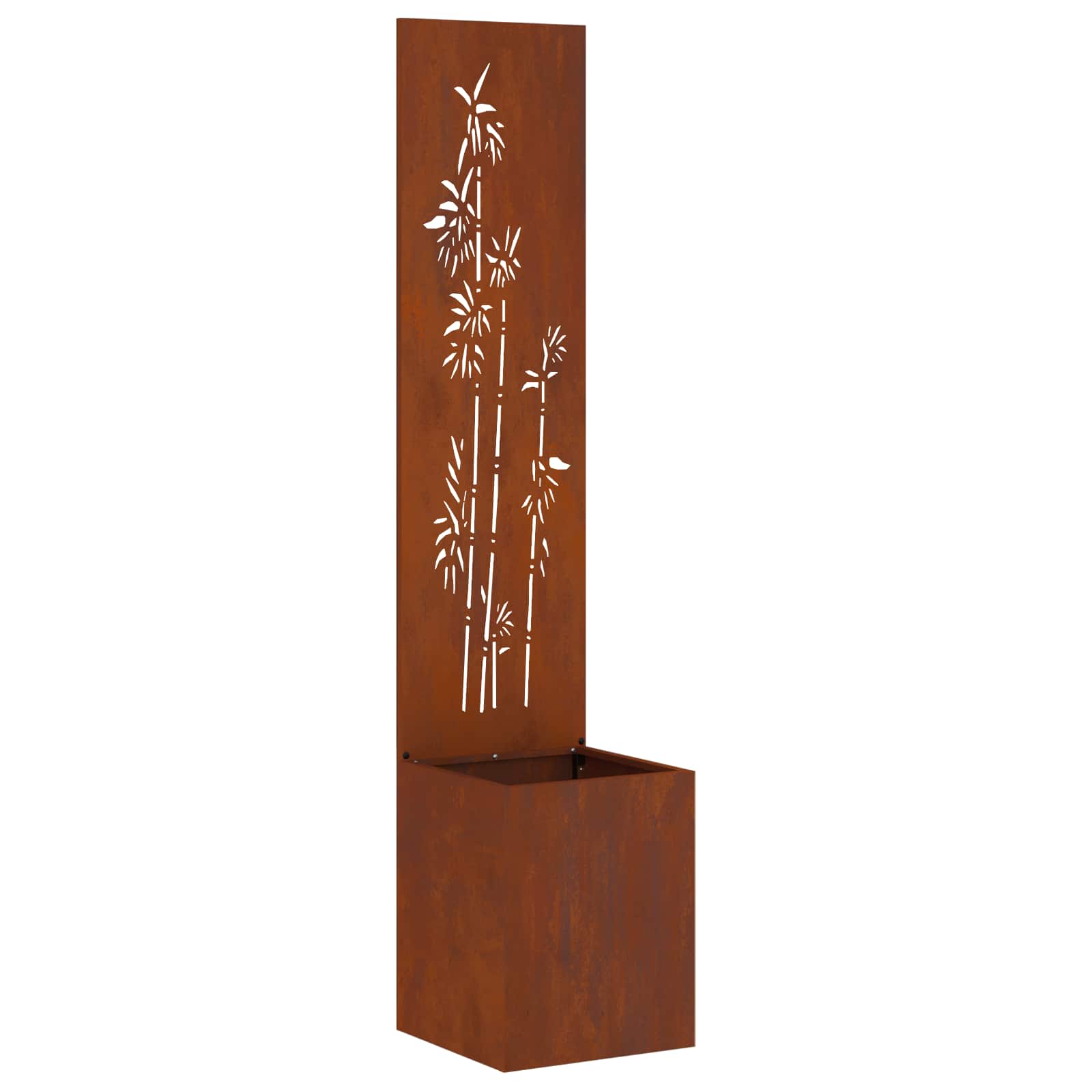 Οθόνη Ιδιωτικότητας Κήπου Floral Σκ rusty 32 x 32 x 150 εκ - Pakobazaar