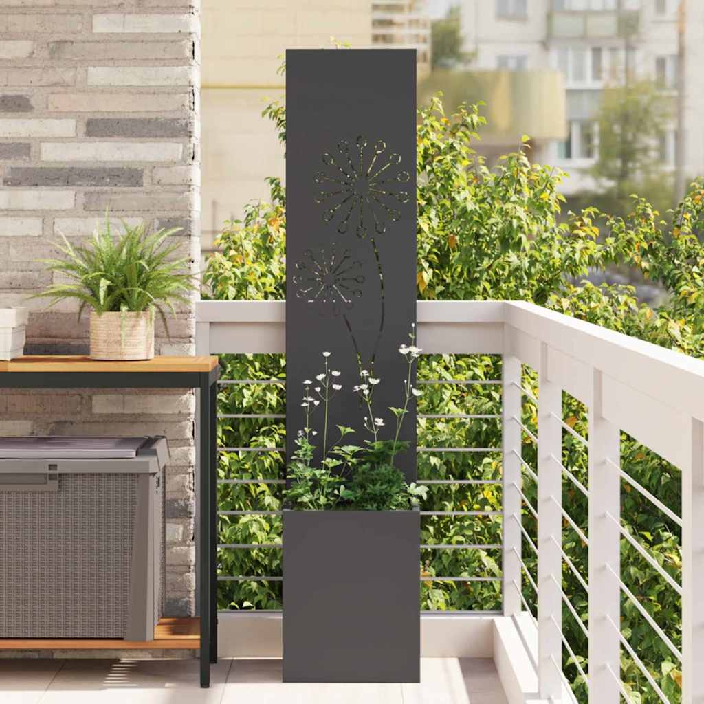 Οθόνη Ιδιωτικότητας Κήπου Μαύρο 32 x 32 x 150 εκ - Pakobazaar