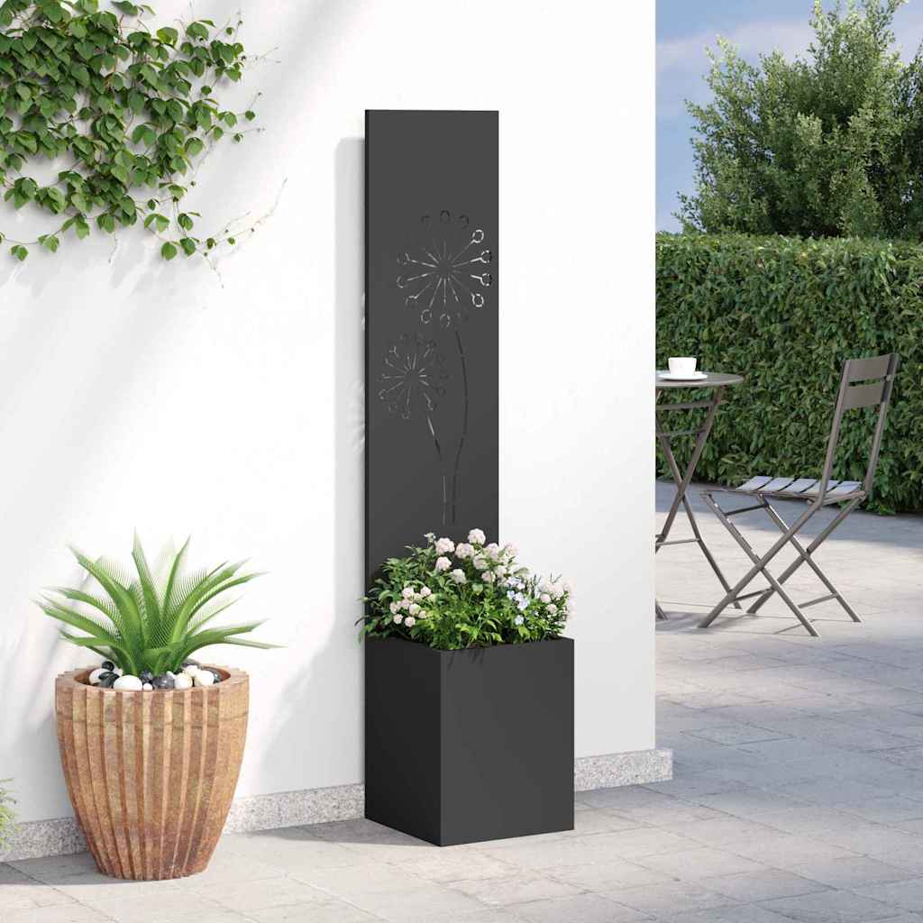 Οθόνη Ιδιωτικότητας Κήπου Μαύρο 32 x 32 x 150 εκ - Pakobazaar