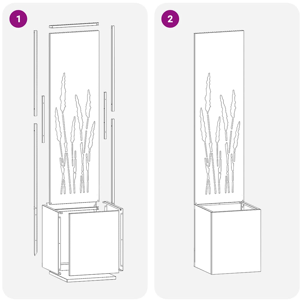 Οθόνη Ιδιωτικότητας Κήπου Μαιανδρικό σχέδιο Ασημί 32 x 140 εκ. - Pakobazaar