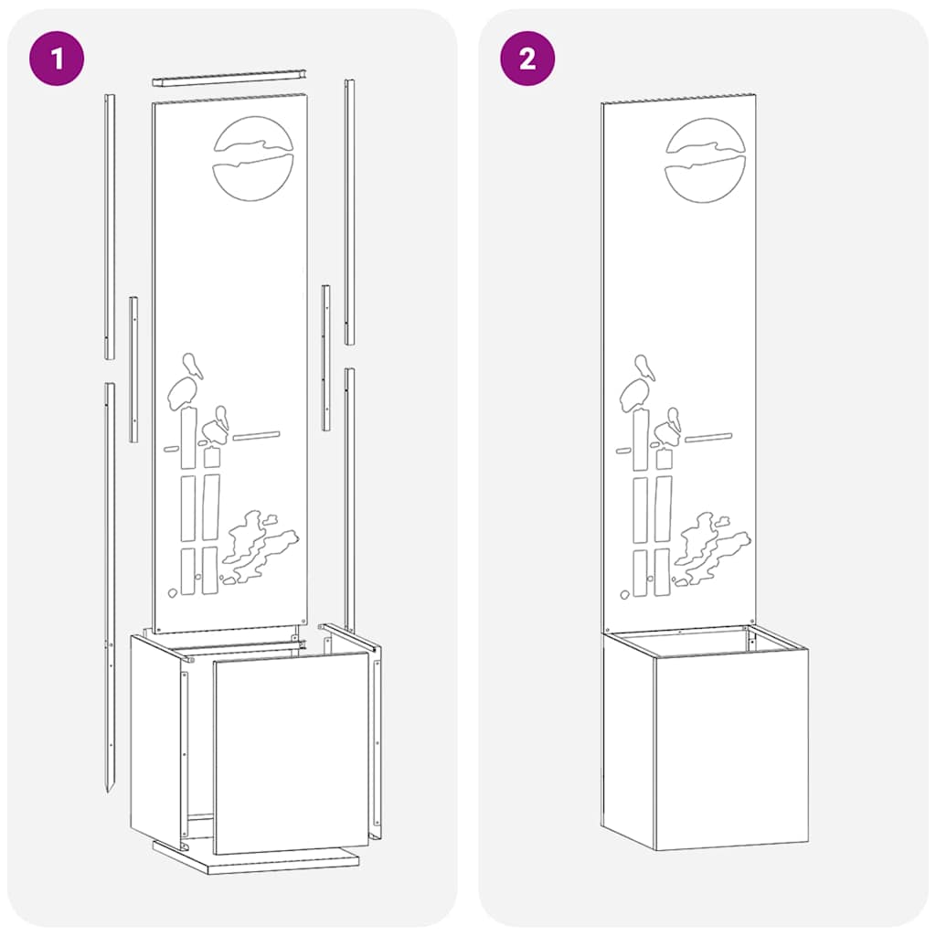Οθόνη Ιδιωτικότητας Κήπου Ανθρακί 32 x 140 εκ.