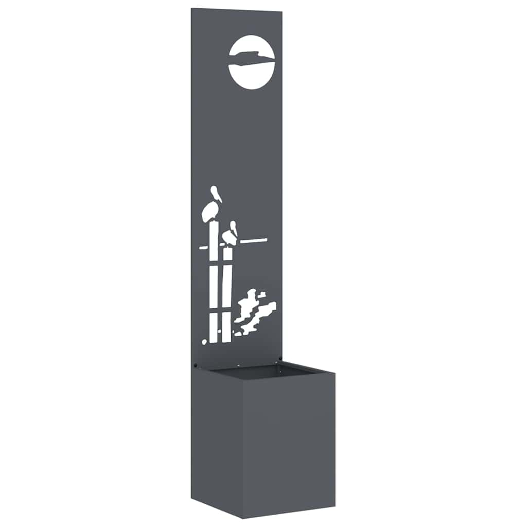 Οθόνη Ιδιωτικότητας Κήπου Ανθρακί 32 x 140 εκ.